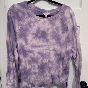 Purple Tie-Dye Women's Top